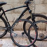 Bicicletta doppio uso città + MTB due set di ruote