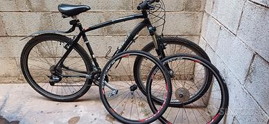 Bicicletta doppio uso città + MTB due set di ruote