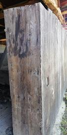 MOBILE IN LEGNO RUSTICO A SCOMPARTI