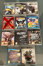 Lotto 10 giochi PS3