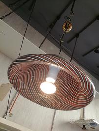 Martinelli  luce vintage, coppa Murano design 