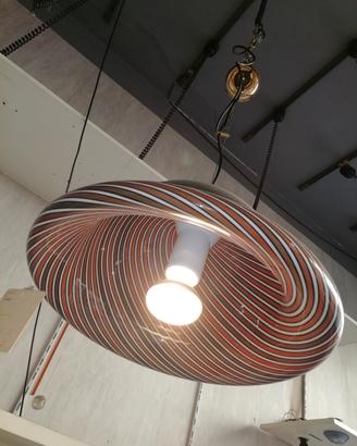 Martinelli  luce vintage, coppa Murano design 