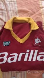 maglia as Roma vintage in lanetta originale