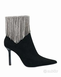 Stivaletti con tacco Steve Madden, nero, strass,40