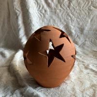 Lampada Natalizia in terracotta