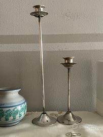 Portacandela in argento