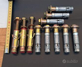 Tasselli 11 pz nuovi per carichi pesanti 