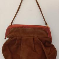 Borsetta donna vintage in velluto 