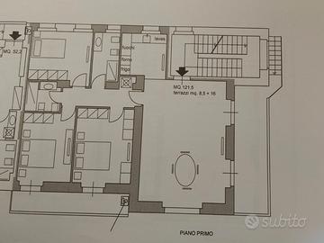 Appartamento con terrazzino con possibilità garage