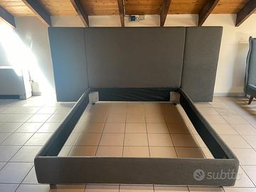 Letto Matrimoniale Imbottito Moderno sfoderabile