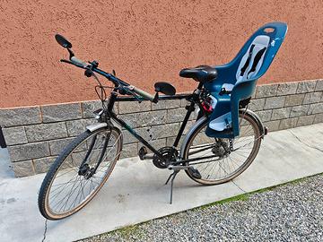 Bicicletta 28" telaio alto - seggiolino bambino