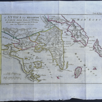 Carta de L' Attica e La Megaride, 1794 ca