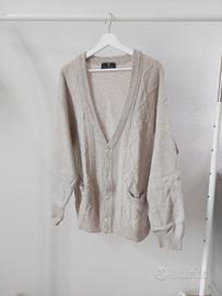 Cardigan 80% lana da uomo