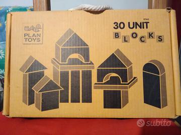 Valigetta costruzioni in legno Plan Toys