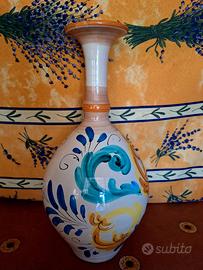Vaso/Anfora ceramiche Caltagirone Sicilia H. 42cm