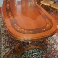 Sala da pranzo bois de rose anni 70 De Capitani