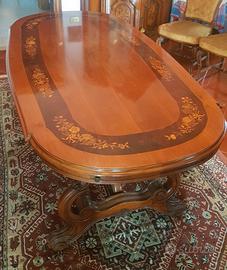 Sala da pranzo bois de rose anni 70 De Capitani