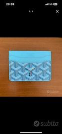 Porta carte goyard nuovo mai usato prezzo basso