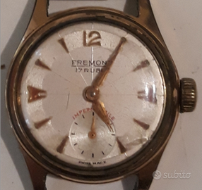 FREMONT 17 Rubis orologio vintage