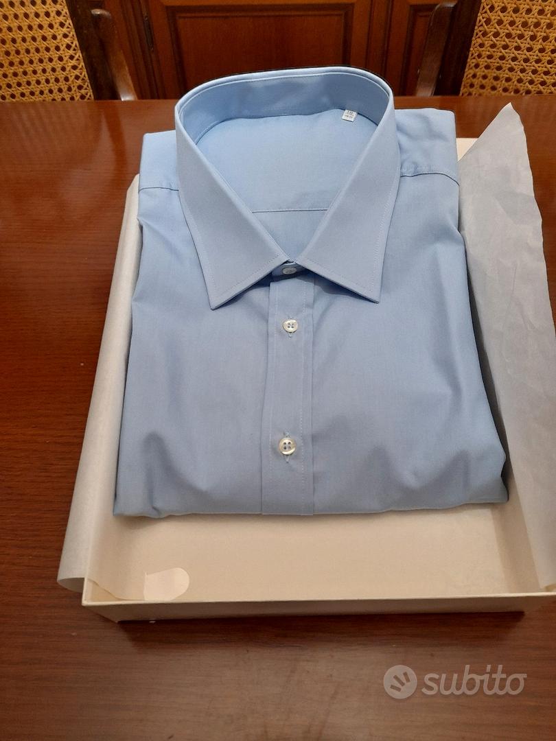 camicia uomo nuova azzurra PIROVANO Abbigliamento e Accessori In