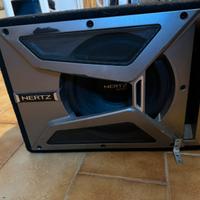 Amplificatore audison + subwoofer hertz