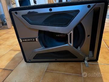 Amplificatore audison + subwoofer hertz