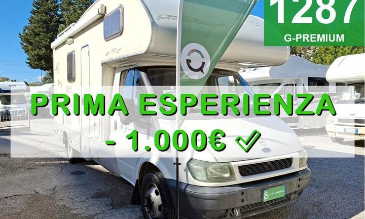 CAMPER RIMOR FORD MANSARDATO 6 POSTI DINETTE CENTR