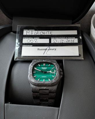 Ruzza Watch Luxury malachite