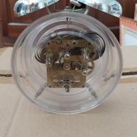 sveglia anni 70 trasparente funzionante