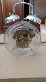 sveglia anni 70 trasparente funzionante