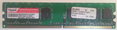 VDATA Memoria 512MB PC2-4200 533MHz PC Desktop