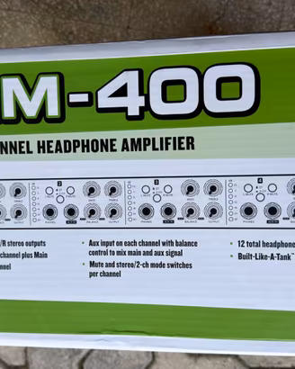 Amplificatore Cuffie Mackie HM 400
