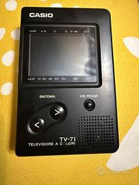 Televisore portatile Casio TV-71 vintage –
