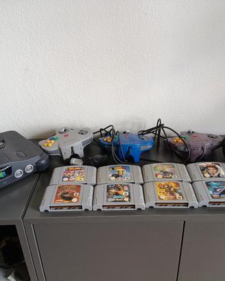 Nintendo 64 + giochi + controller