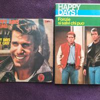 Happy Days Fonzie  libro e discò vinile 45 giri 