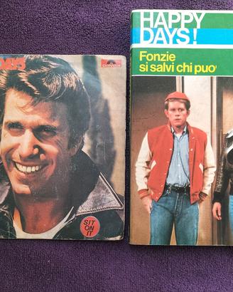 Happy Days Fonzie  libro e discò vinile 45 giri 