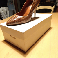 Scarpe in vero pitone