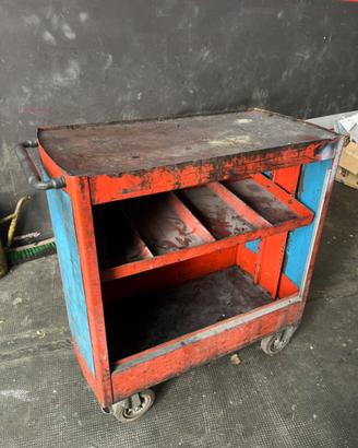 Carrello grande porta attrezzi banco lavoro profes