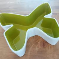 Antipastiera svuotatasche in ceramica moderna 