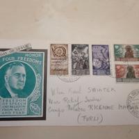 Busta Illustrata 1946 2° Corpo Polacco (Barletta-R