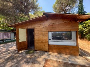 Roulotte con casina/ veranda