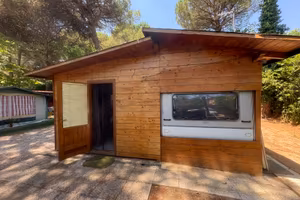 Roulotte con casina/ veranda