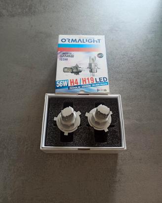ormalight luci auto 12/24v h4/h19 led
