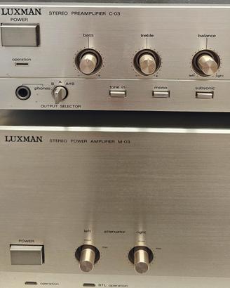 LUXMAN M03+C03
