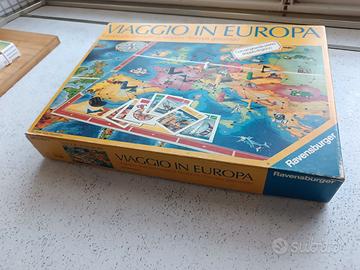 Gioco Ravensburger vintage, Viaggio in Europa