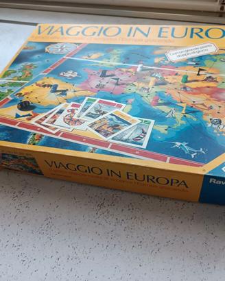 Gioco Ravensburger vintage, Viaggio in Europa