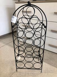 Portabottiglie in metallo