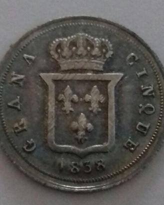 Regno delle due Sicilie ½ carlino 1838