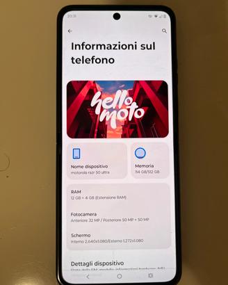 SMARTPHONE MOTOROLA RAZR 50 ULTRA 12GB 512GB nero
