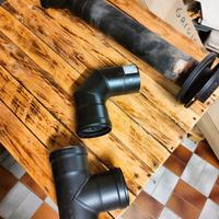 tubo stufa pellet diametro 80 nero